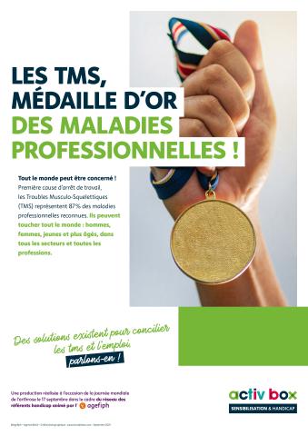 Les TMS, médaille d'or des maladies professionnelles